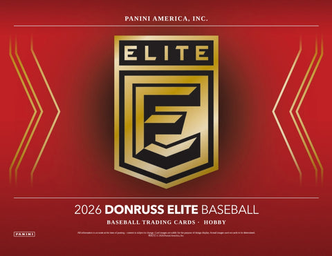 PRE-ORDER: 2026 Panini Donruss Elite Baseball Hobby Box