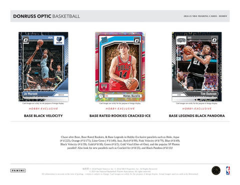 2024-25 Panini Donruss Optic Basketball Hobby Box