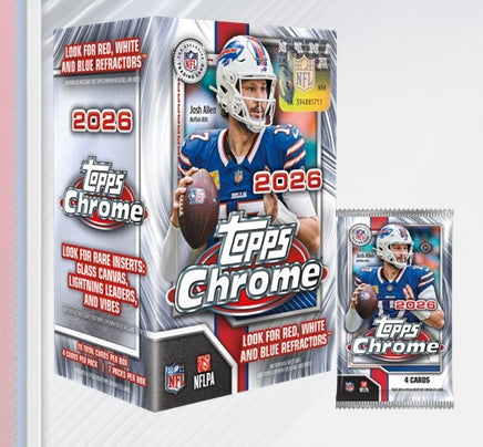 PRE-ORDER: 2026 Topps Chrome Football Value 40-Box Case