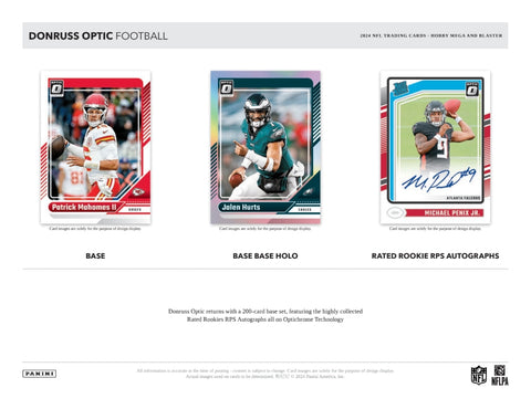 2024 Panini Donruss Optic Football Hobby Exclusive Blaster Box