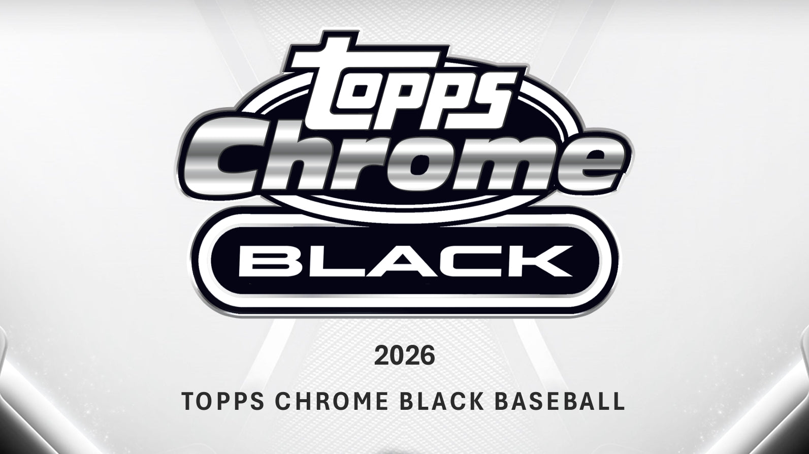 2026 Topps Chrome Black Baseball Hobby Box – HOFBC