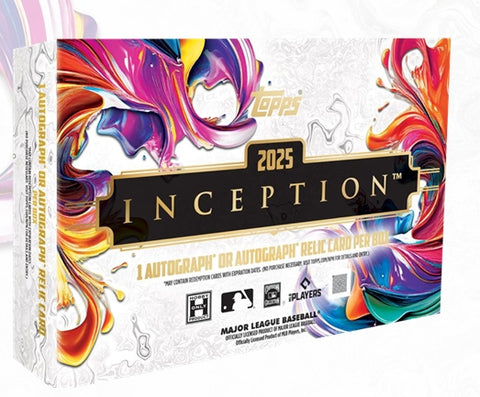 PRE-ORDER: 2025 Topps Inception Baseball Hobby Box