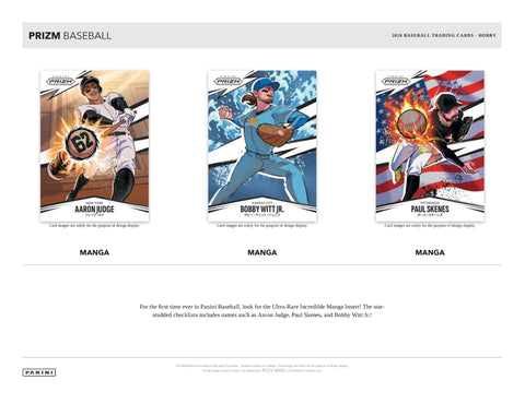 PRE-ORDER: 2026 Panini Prizm Baseball Hobby Box