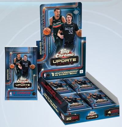 PRE-ORDER: 2025-26 Topps Chrome Update Basketball Hobby Box