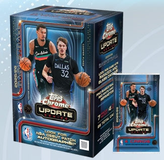 PRE-ORDER: 2025-26 Topps Chrome Update Basketball Value Box