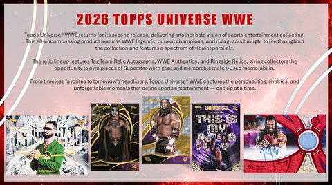 PRE-ORDER: 2026 Topps Universe WWE Hobby Box