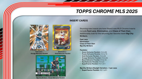 2025 Topps MLS Chrome Soccer Value Box