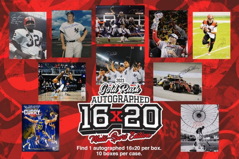2023 Gold Rush Autographed 16x20 Multi-Sport Edition Box Opened Live