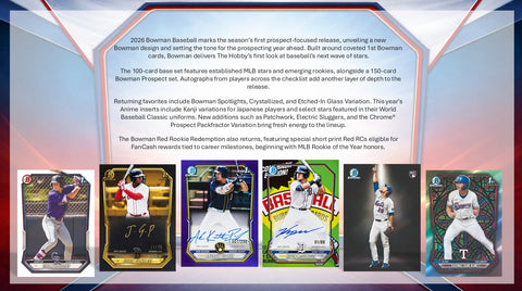 2026 Bowman Baseball Mega Box