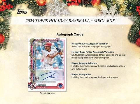 2025 Topps Holiday Baseball Mega Box