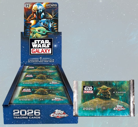 2026 Topps Star Wars Chrome Galaxy Hobby Box