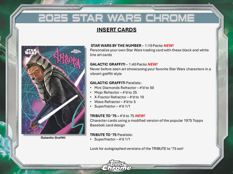 2025 Topps Star Wars Chrome Hobby Box