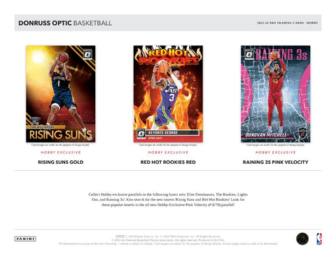 PRE-ORDER: 2023-24 Panini Donruss Optic Basketball Hobby Box