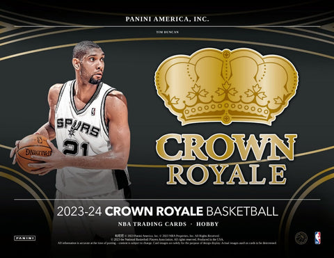 2023-24 Panini Crown Royale Basketball Hobby Box Opened Live