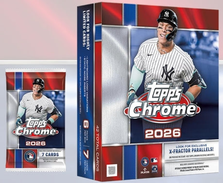 PRE-ORDER: 2026 Topps Chrome Baseball Mega Box
