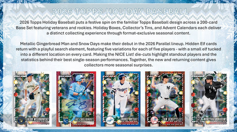 PRE-ORDER: 2026 Topps Holiday Baseball Mega Box