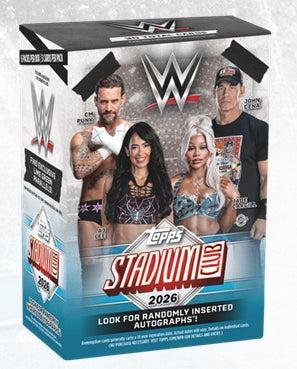 PRE-ORDER: 2026 Topps Stadium Club WWE Value Box