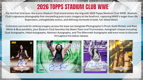 PRE-ORDER: 2026 Topps Stadium Club WWE Value Box