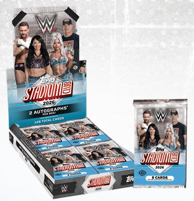 PRE-ORDER: 2026 Topps Stadium Club WWE Hobby Box