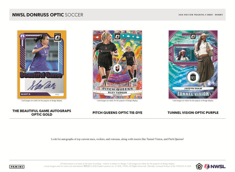 PRE-ORDER: 2026 Panini Donruss Optic NWSL Hobby Box