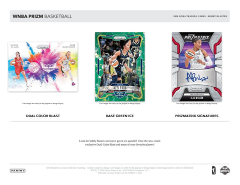 PRE-ORDER: 2026 Panini Prizm WNBA Hobby Blaster Box
