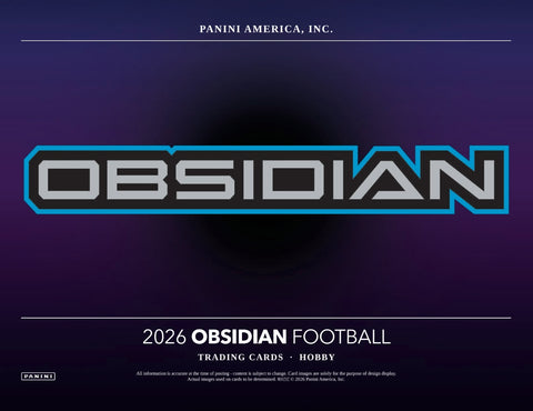 PRE-ORDER: 2026 Panini Obsidian Football Hobby Box