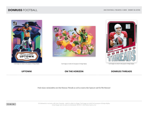 PRE-ORDER: 2026 Panini Donruss Football Hobby Blaster Box