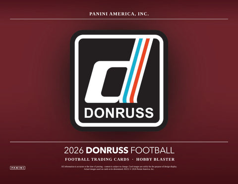 PRE-ORDER: 2026 Panini Donruss Football Hobby Blaster Box