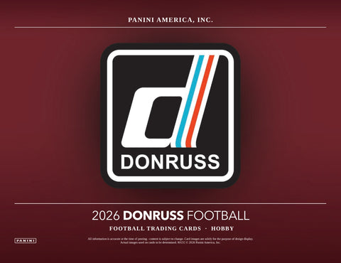 PRE-ORDER: 2026 Panini Donruss Football Hobby Box