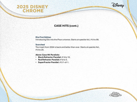 2025 Topps Chrome Disney Hobby Box