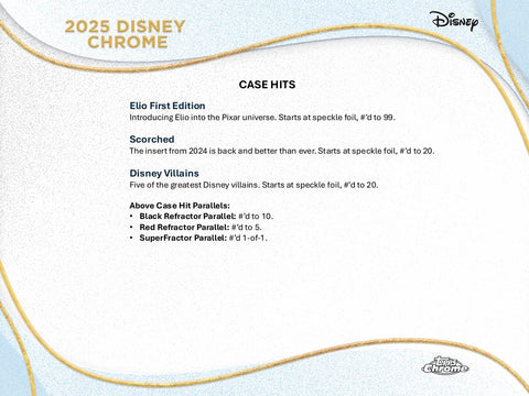 2025 Topps Chrome Disney Mega Box