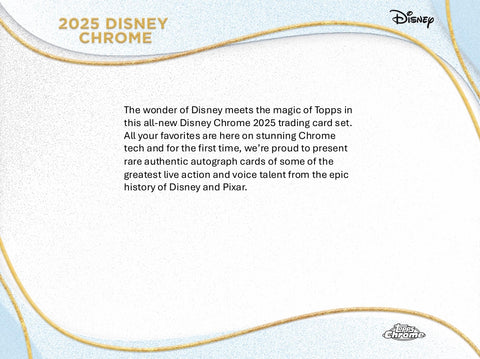 2025 Topps Chrome Disney Mega Box