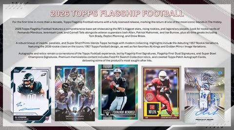 PRE-ORDER: 2026 Topps Football Hobby Box