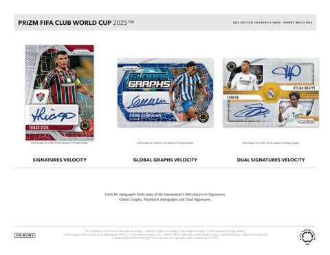 2025 Panini Prizm FIFA Club World Cup Soccer Hobby Exclusive Mega Box