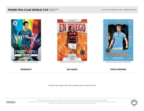 2025 Panini Prizm FIFA Club World Cup Soccer Hobby Exclusive Mega Box