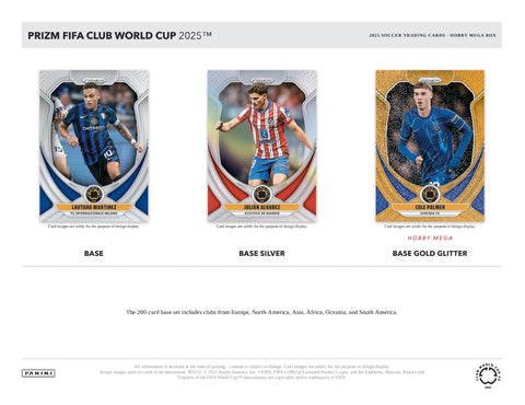 2025 Panini Prizm FIFA Club World Cup Soccer Hobby Exclusive Mega Box