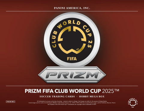 2025 Panini Prizm FIFA Club World Cup Soccer Hobby Exclusive Mega Box