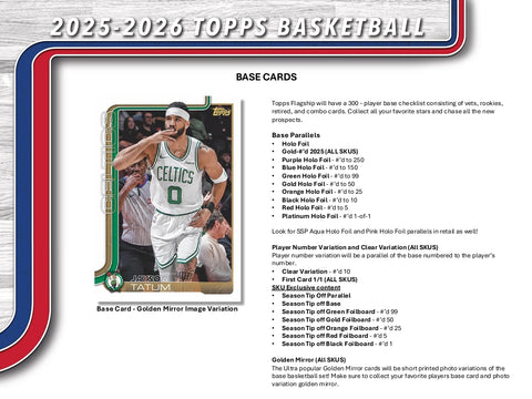 2025-26 Topps Basketball Mega Box