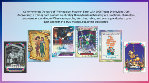 PRE-ORDER: 2025 Topps Disneyland 70th Anniversary Value Box
