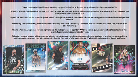 2026 Topps Chrome WWE Hobby Box