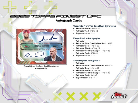 2025 Topps UFC Finest Hobby Box