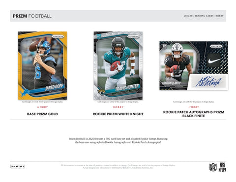 PRE-ORDER: 2025 Panini Prizm Football Hobby Box