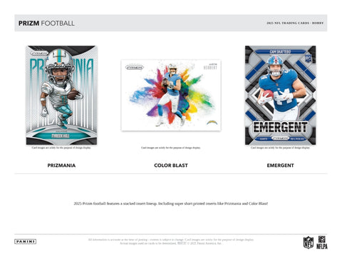 PRE-ORDER: 2025 Panini Prizm Football Hobby Box