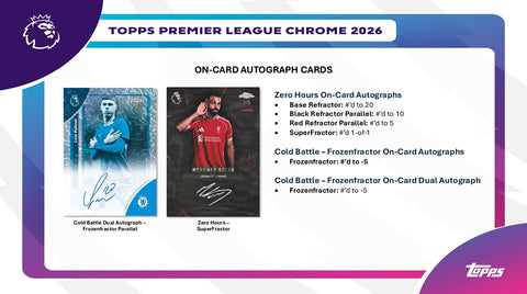 PRE-ORDER: 2026 Topps Chrome Premier League Soccer Hobby Box