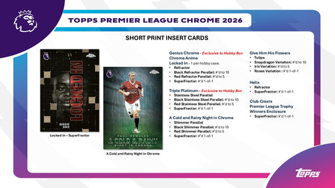 PRE-ORDER: 2026 Topps Chrome Premier League Soccer Hobby Box