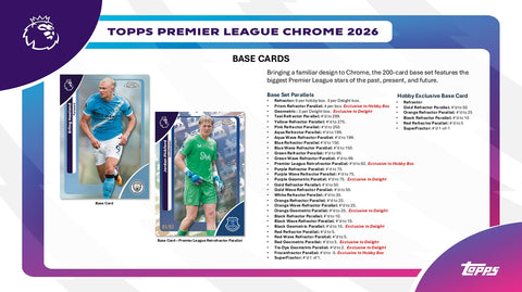 PRE-ORDER: 2026 Topps Chrome Premier League Soccer Hobby Box