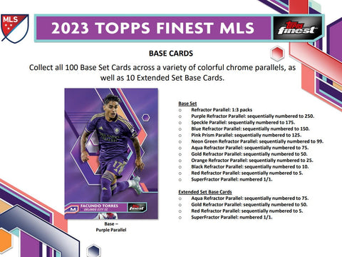 2023 Topps MLS Finest Soccer Hobby Box Opened Live