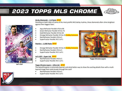2023 Topps Chrome Major League Soccer Hobby Box Opened Live