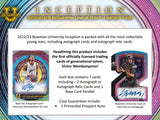 2022-23 Bowman University Inception Hobby Box