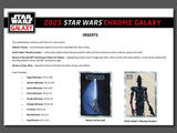 2023 Topps Star Wars Chrome Galaxy Hobby Box Opened Live